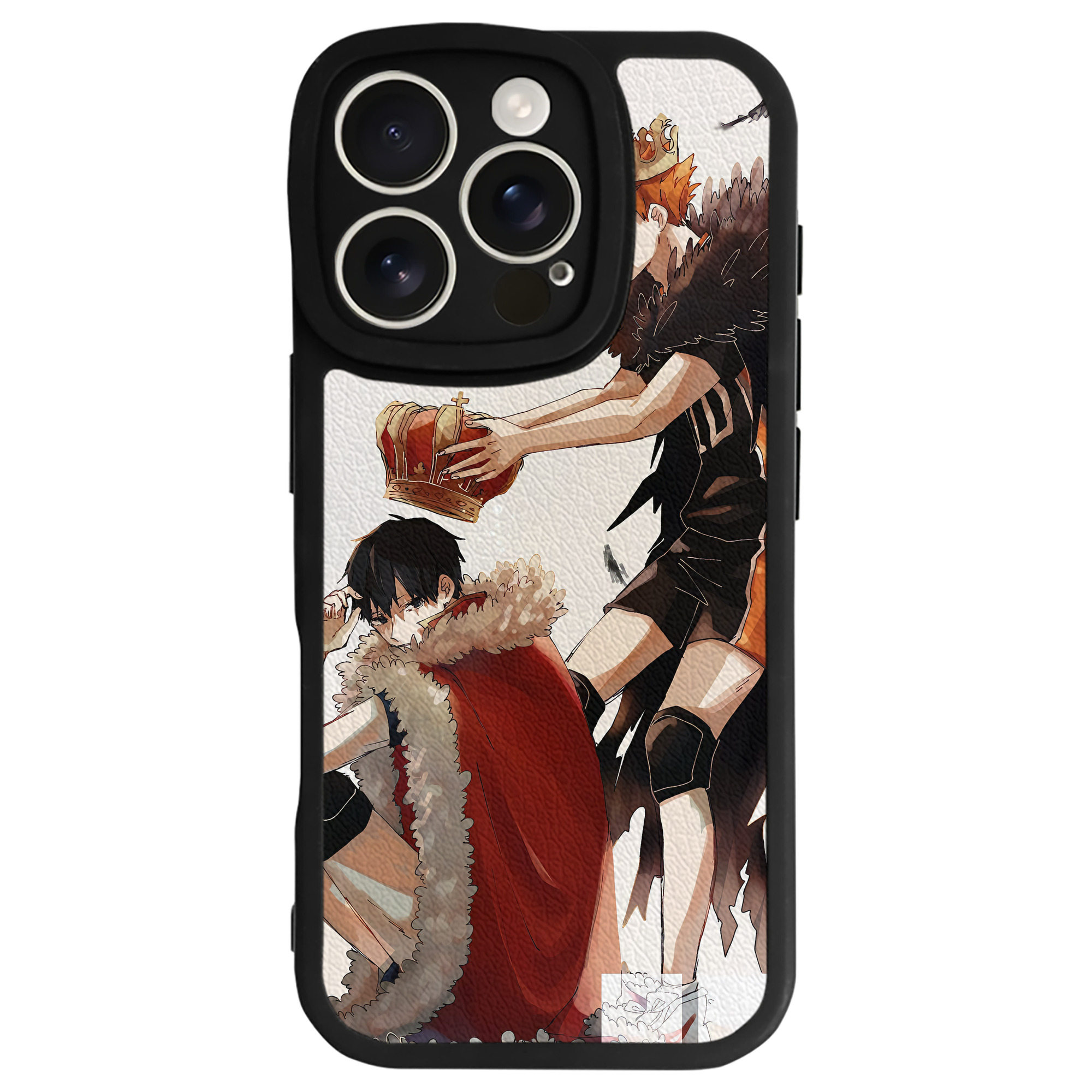 （画像用） ハイキュー!! Haikyu!! 【iPhone 16シリーズ対応】シリコンスマホケース（レザー調） 材質：シリコン
